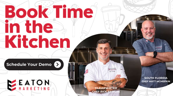 Eaton-Test Kitchen CTA 2 chefs wanting you to book time in the kitchen