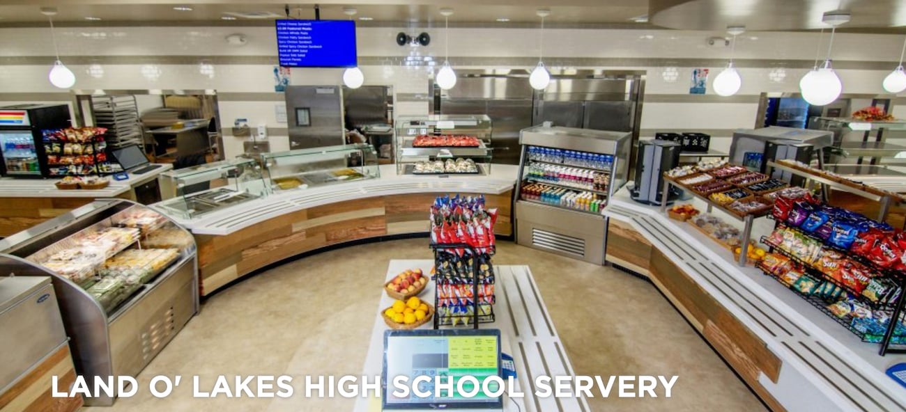 land o lakes high school cafeteria upgrade